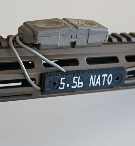 M-LOK 2 Slot Custom Text Cable Management Rail Cover (3.15"/80mm) High Temperature Resistant